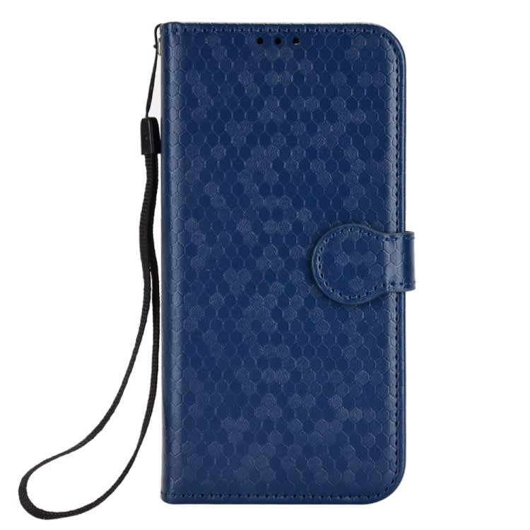 For Xiaomi Redmi K70 5G / K70 Pro 5G Honeycomb Dot Texture Leather Phone Case(Blue)