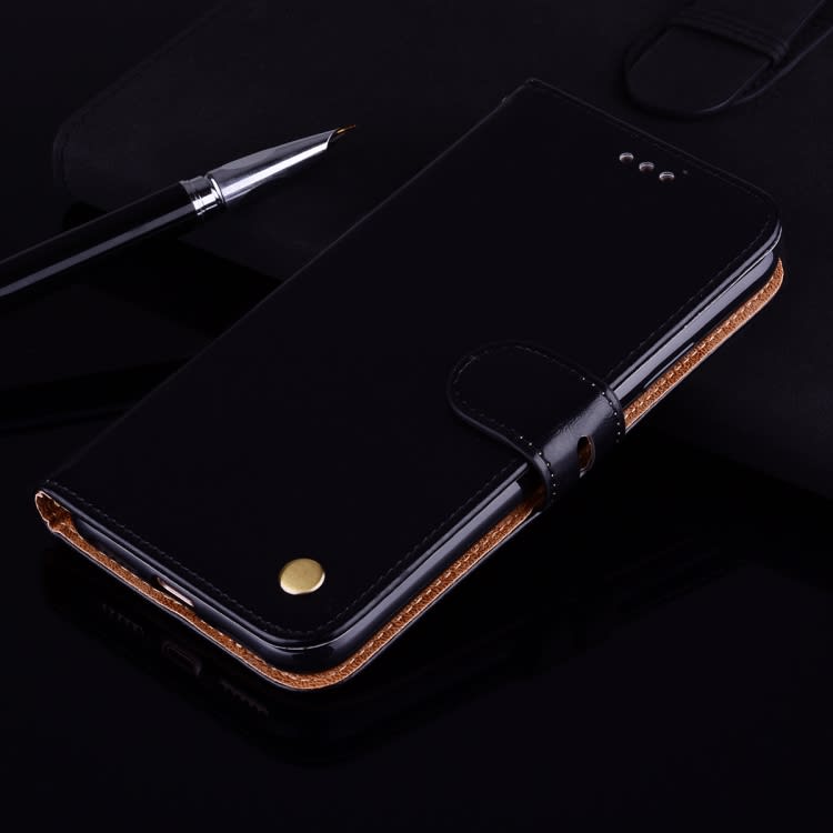 For Xiaomi Redmi Note 13 Pro  5G Oil Wax Texture Leather Phone Case(Black)