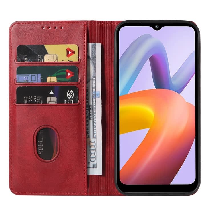 For Xiaomi Redmi A2+ Magnetic Closure Leather Phone Case(Red)
