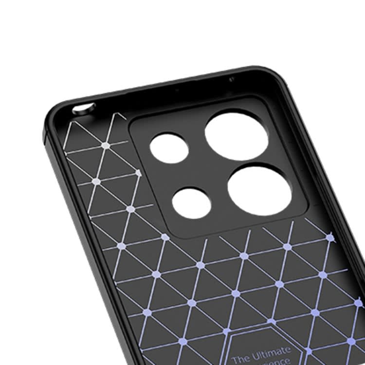 For Xiaomi Redmi Note 13 Litchi Texture Shockproof TPU Phone Case(Blue)