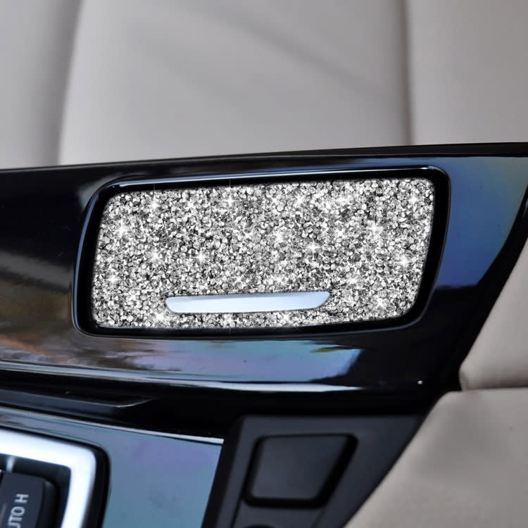 For BMW F10 5 Series 2011-2017 Car Ashtray Diamond Decorative Sticker, Left and Right Drive