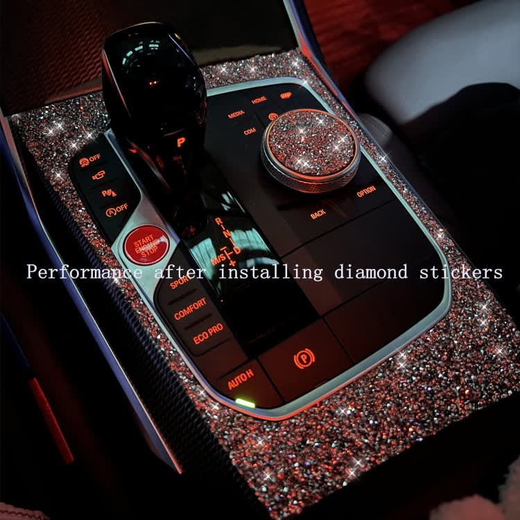 For Nissan 350Z 2003-2009 Car DVD Player Diamond Decorative Sticker,Left and Right Drive Universal