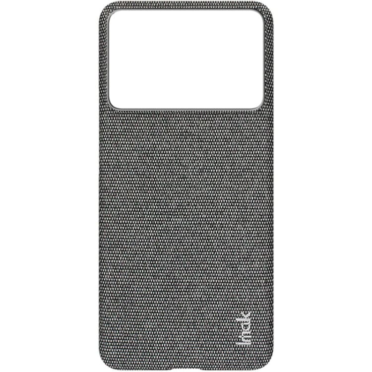 For Xiaomi Redmi K70 5G/K70 Pro 5G imak Ruiyi Series Cloth Texture PU + PC Phone Case(Dark Grey)