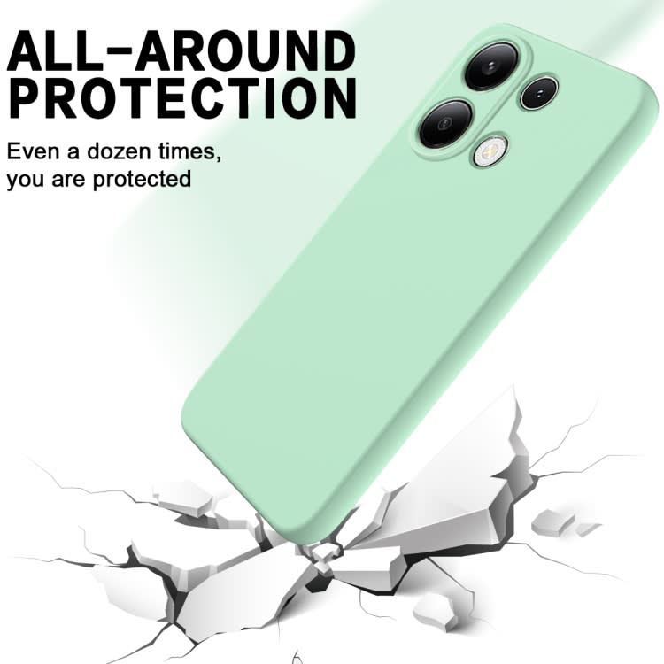 For Xiaomi Redmi Note 13 Pro 4G/Poco M6 Pro 4G Solid Color Liquid Silicone Dropproof Full Coverage