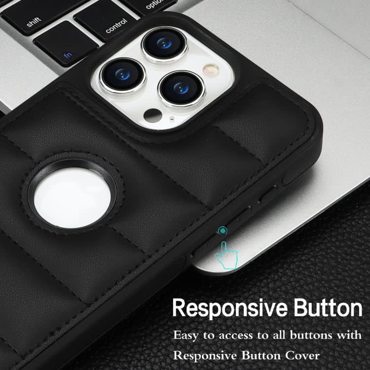 For iPhone X / XS Piano Key Hollow Cutout PU Phone Case(Black)