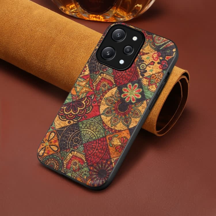 For Xiaomi Redmi 12 Four Seasons Flower Language Series TPU Phone Case(Autumn Yellow)