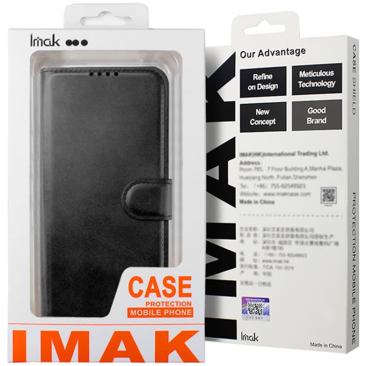 For Samsung Galaxy S24+ 5G IMAK Count Series Flip Leather Phone Case(Black)