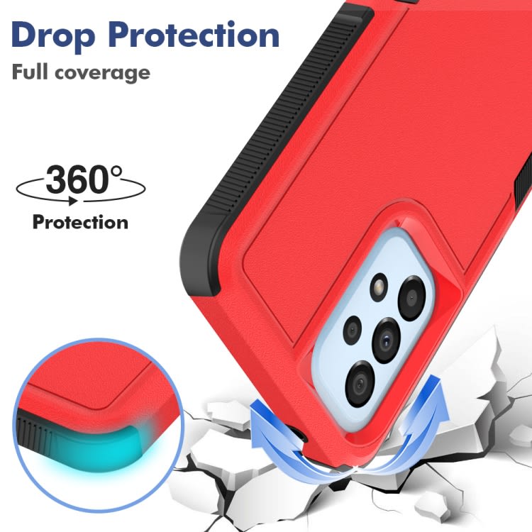 For Samsung Galaxy A33 5G 2 in 1 PC + TPU Phone Case(Red)