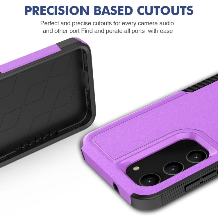 For Samsung Galaxy S23+ 5G 2 in 1 PC + TPU Phone Case(Purple)