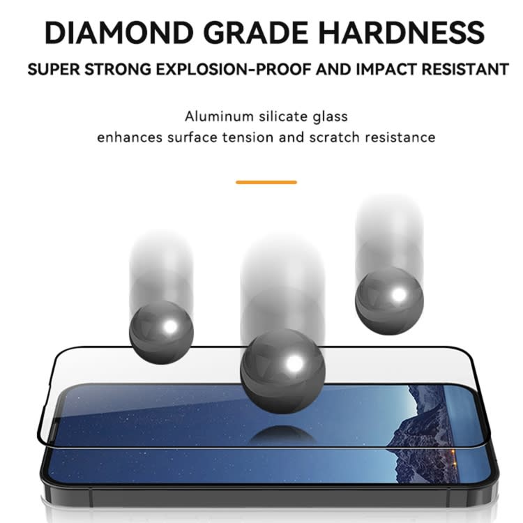 For iPhone 15 TGVIS Anti-bacterial 2.5D 9H Full-screen Tempered Glass Film