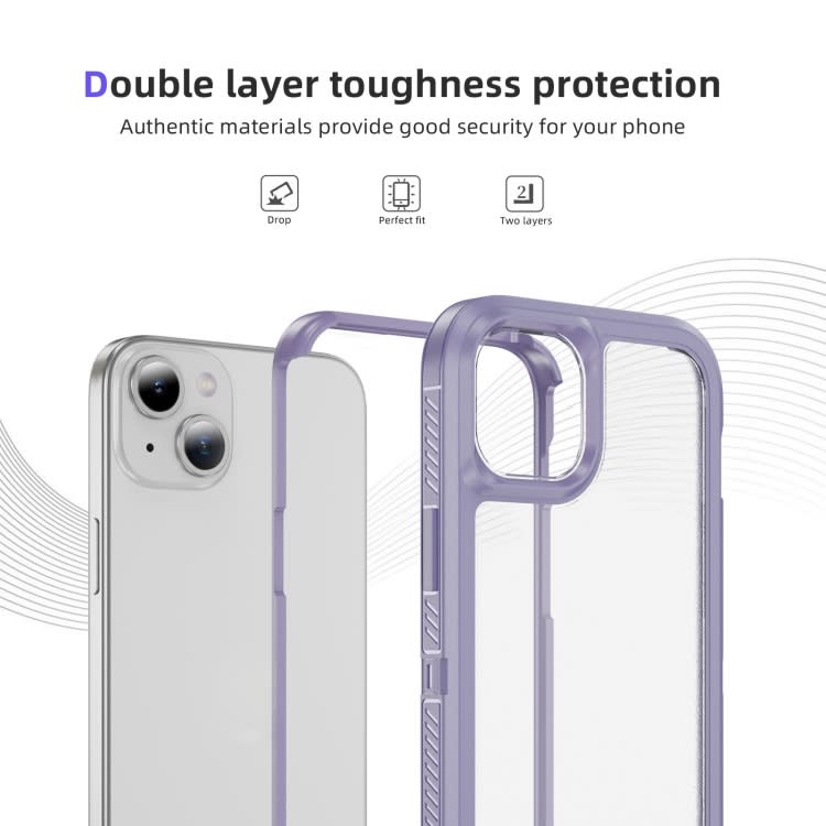 For iPhone 12 Guard Life Waterproof Frosted Phone Case(Light Purple)