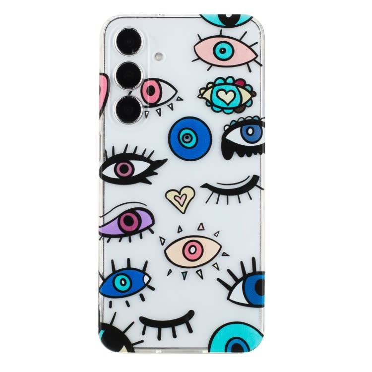 For Samsung Galaxy A35 Colorful Painting Pattern TPU Phone Case(Eye Monster)