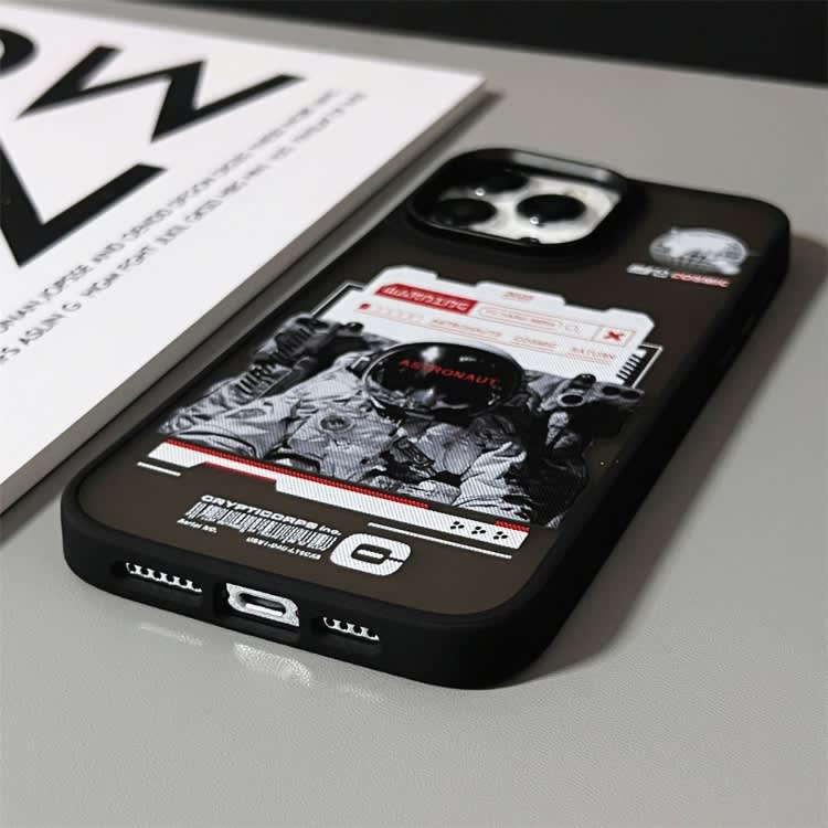 For iPhone 15 Skin Feel Matte TPU+PC Shockproof Phone Case(Moon)