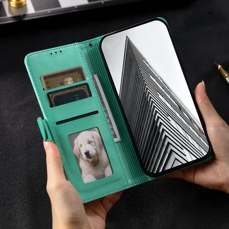 For Xiaomi Redmi Note 13 Pro+ Simple 6-Card Wallet Leather Phone Case(Green)