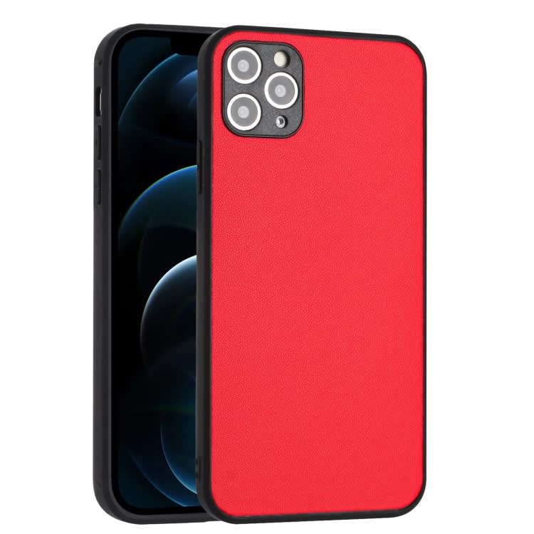 For iPhone 11 Pro Max R20 Leather Pattern Phone Single Case(Red)