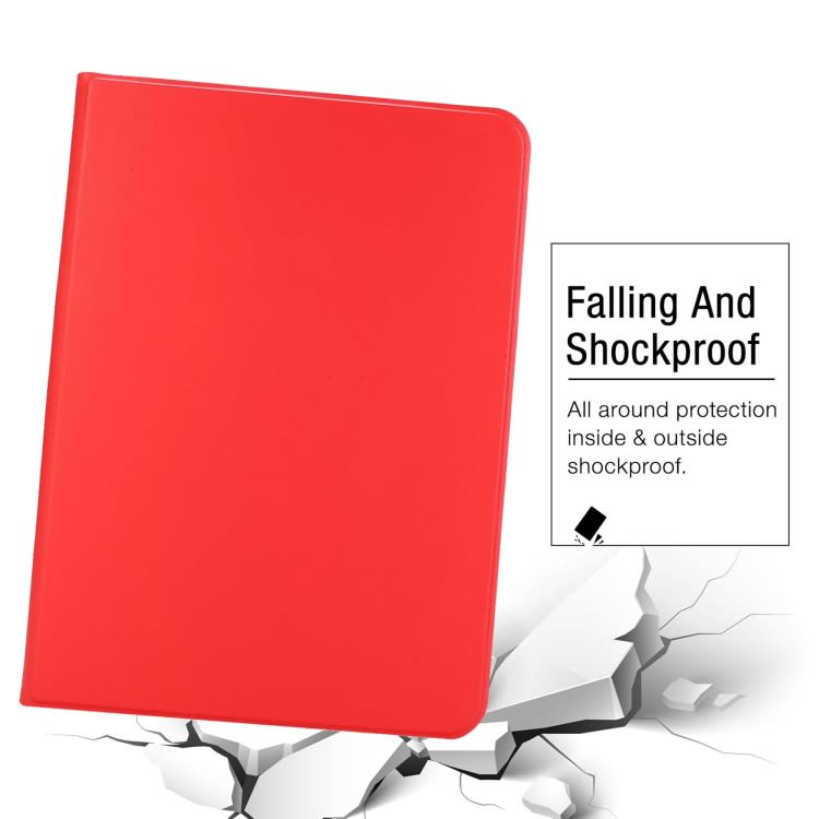 For iPad Air 13 2024 Stretch Voltage Plain Leather Smart Tablet Case(Red)