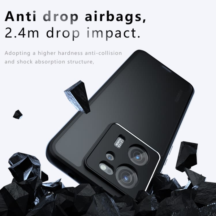 For Xiaomi 13T / 13T Pro Armor Precise Hole PC Hybrid TPU Phone Case(Frosted Black)
