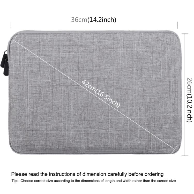 HAWEEL 15.0 inch Sleeve Case Zipper Briefcase Laptop Carrying Bag, For Macbook, Samsung, Lenovo, Son