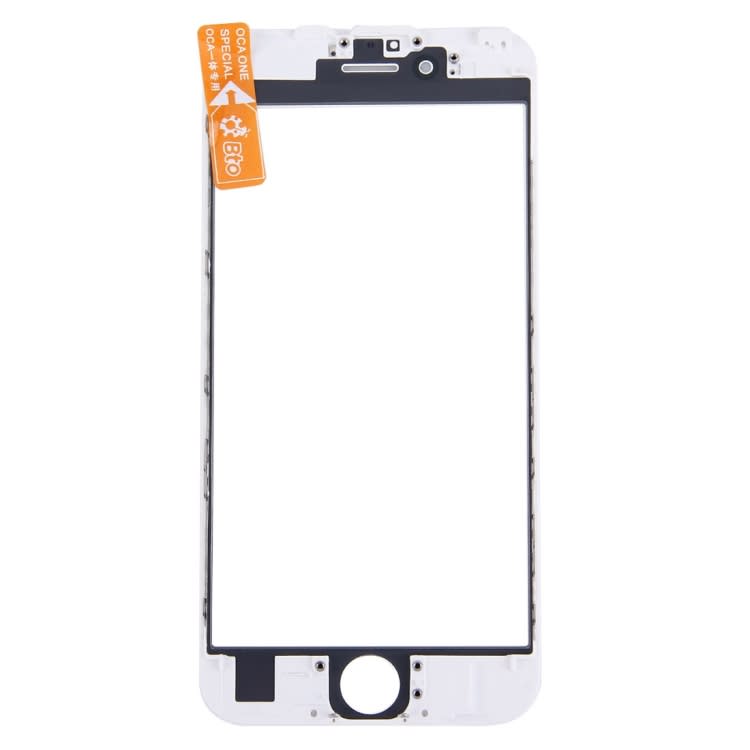 Front Screen Outer Glass Lens with Front LCD Screen Bezel Frame & OCA Optically Clear Adhesive for