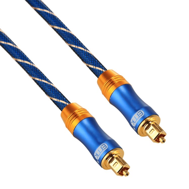 EMK LSYJ-A 3m OD6.0mm Gold Plated Metal Head Toslink Male to Male Digital Optical Audio Cable