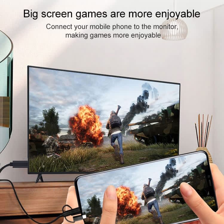 OT-7537S 3 in 1 1080P Mobile HD Screen Player HDTV Cable