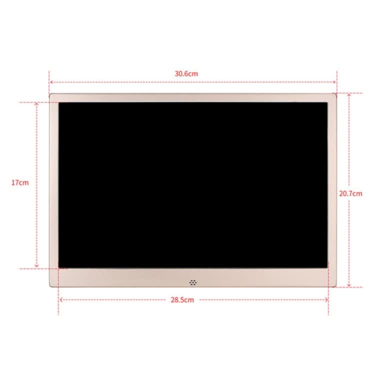 HSD1303 13.3 inch LED 1280x800 High Resolution Display Digital Photo Frame with Holder and Remote Co