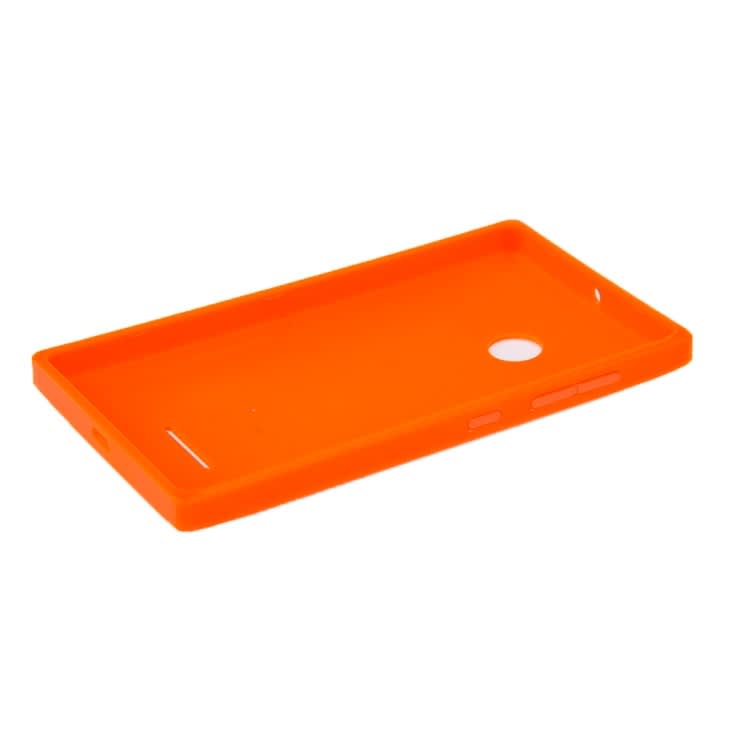 Solid Color Battery Back Cover for Microsoft Lumia 532(Orange)