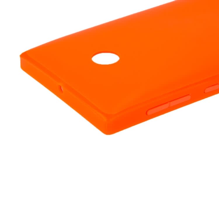 Solid Color Battery Back Cover for Microsoft Lumia 532(Orange)