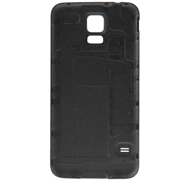 For Galaxy S5 / G900 Litchi Texture Plating Plastic Material  Back Cover (Black)