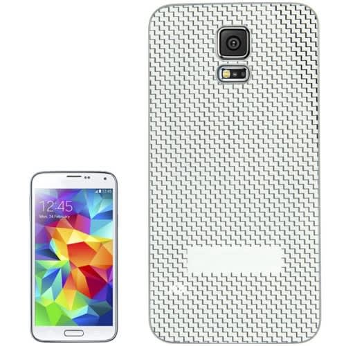 For Galaxy S5 \ G900 Wave Patterns  Back Cover (White)
