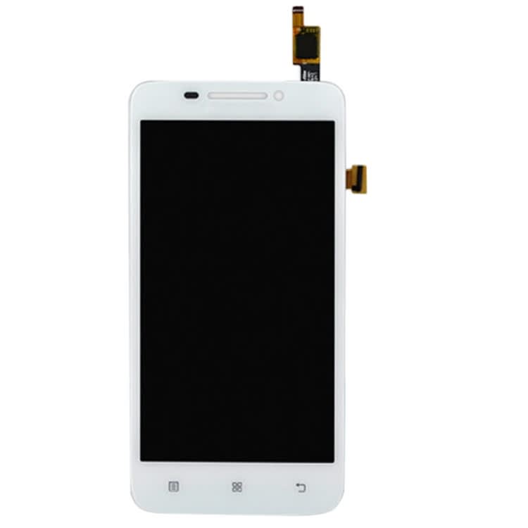 OEM LCD Screen for Lenovo S650 with Digitizer Full Assembly (White)