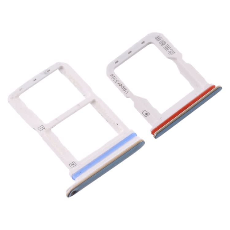 For Vivo S1 Pro SIM Card Tray + SIM Card Tray + Micro SD Card Tray (Silver)