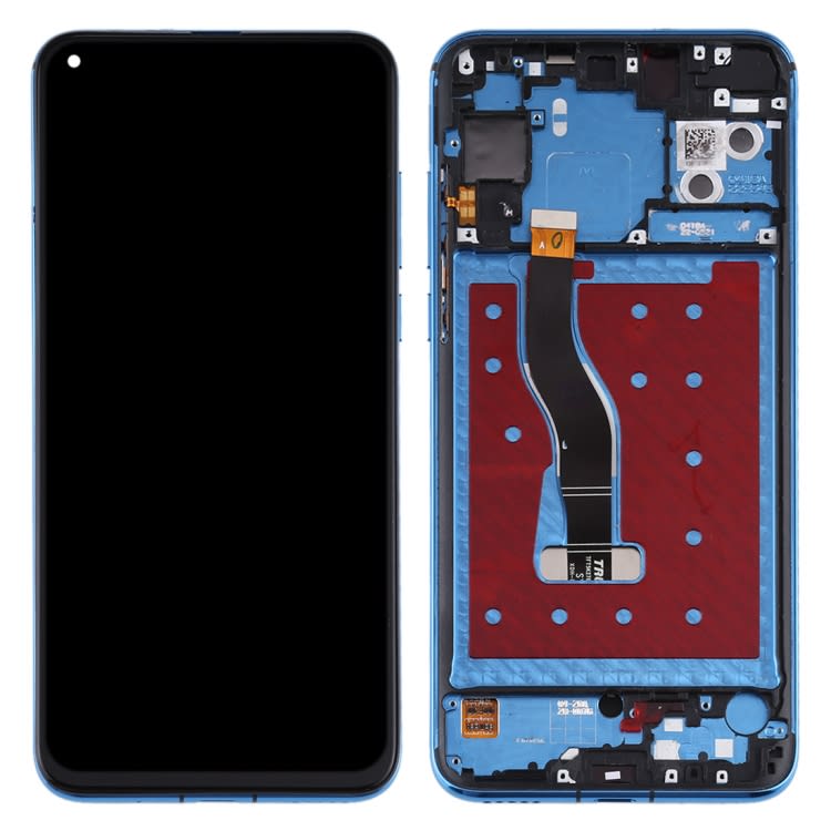 OEM LCD Screen for Huawei Nova 4 Digitizer Full Assembly with Frame(Blue)