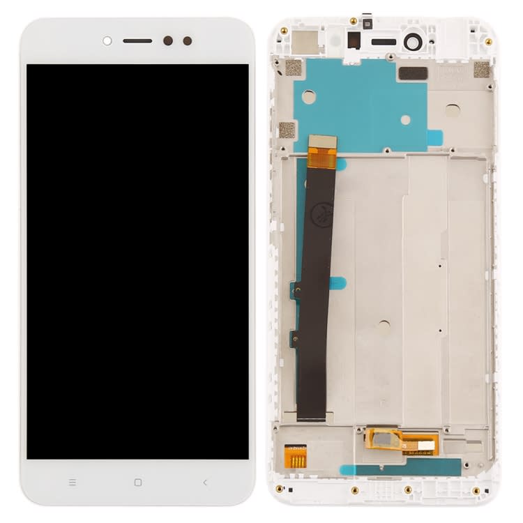 TFT LCD Screen for Xiaomi Redmi Note 5A Prime / Remdi Y1 Digitizer Full Assembly with Frame(White)
