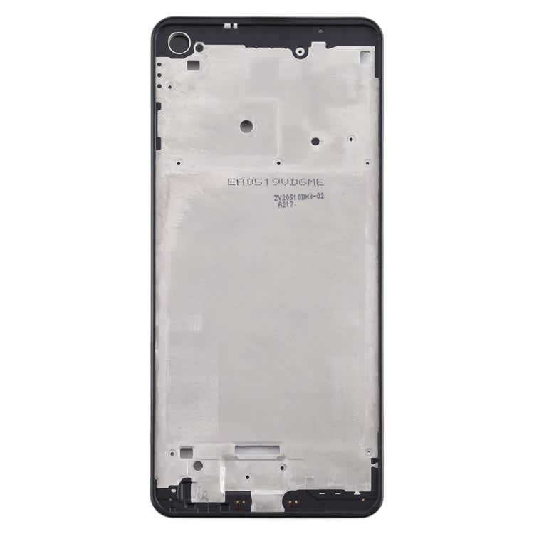 For Samsung Galaxy A21s  Front Housing LCD Frame Bezel Plate (Black)