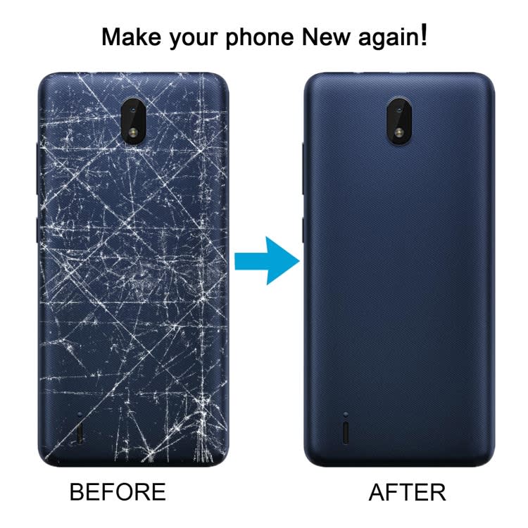 For Nokia C01 Plus Original Battery Back Cover(Blue)
