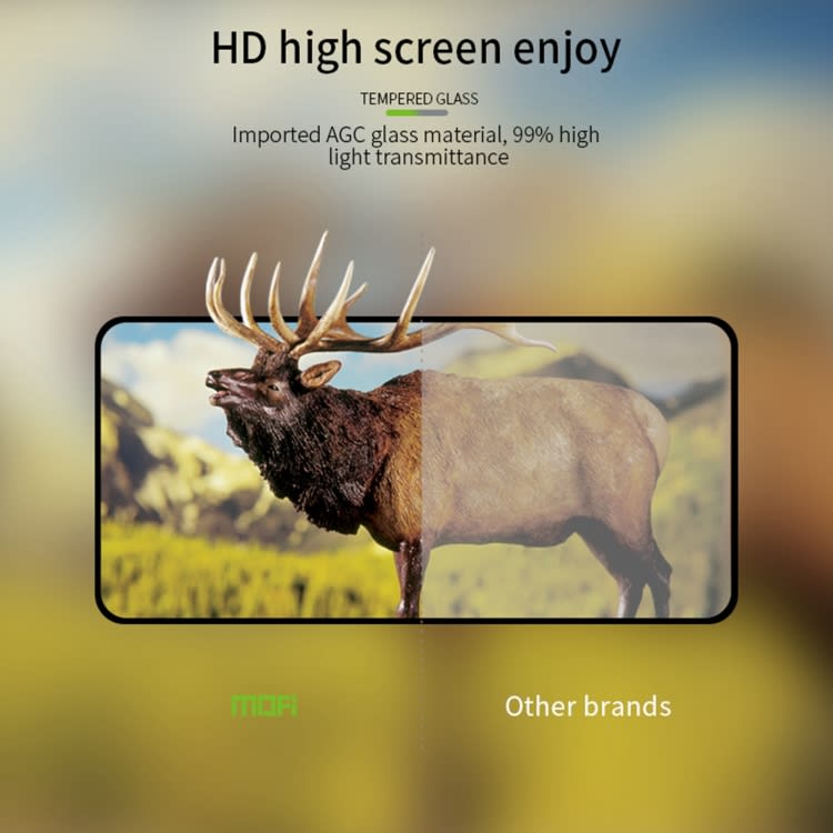 For Xiaomi Poco F6 Pro /Redmi K70 Global MOFI 9H 2.5D Full Screen Tempered Glass Film(Black)
