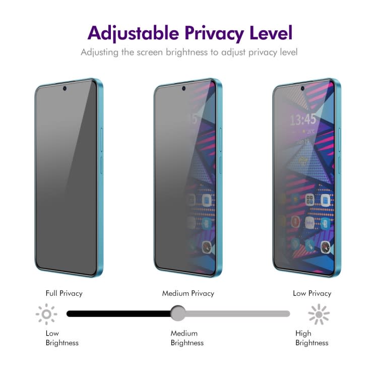 For Xiaomi Poco F6 ENKAY Hat-Prince 28 Degree Anti-peeping Privacy Silk Screen Tempered Glass Film