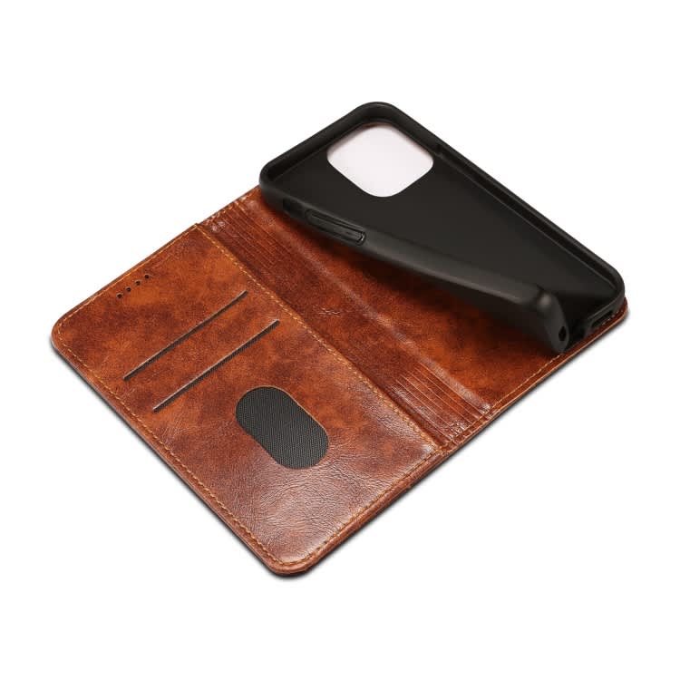 For Samsung Galaxy S24+ 5G Suteni Baroque Calf Texture Buckle Wallet Leather Phone Case(Khaki)