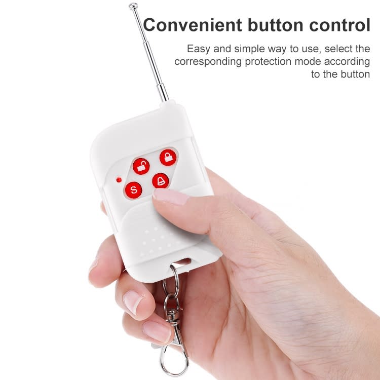 Wireless Remote Control 433MHz 12V Keychain Key Telecontrol For PSTN GSM Home Burglar Security Alarm