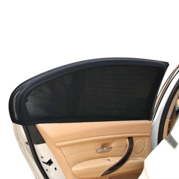 Auto Car Window Mesh Shield Sunshade Visor Net Mosquito Repellent UV Protection Window Covers, High