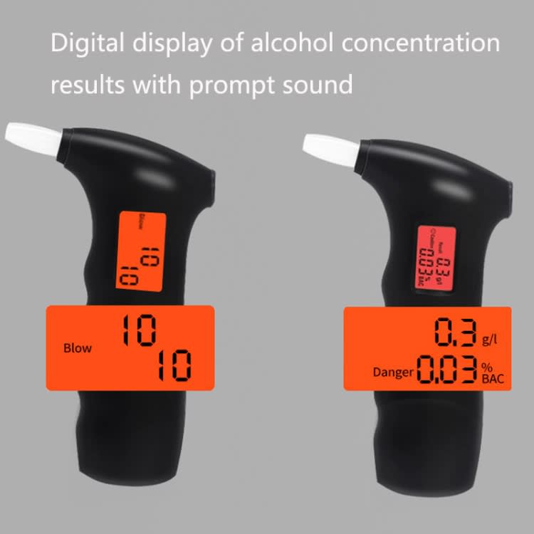 AT-65S Portable Blowing Alcohol Tester Fixed Drunk Digital Fine Tester