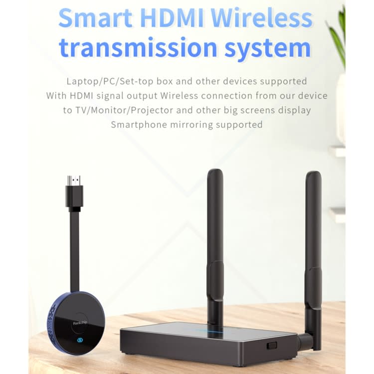 Z2 Wireless HDMI Screen Display Dongle Receiver + Transmitter Kit(Black)