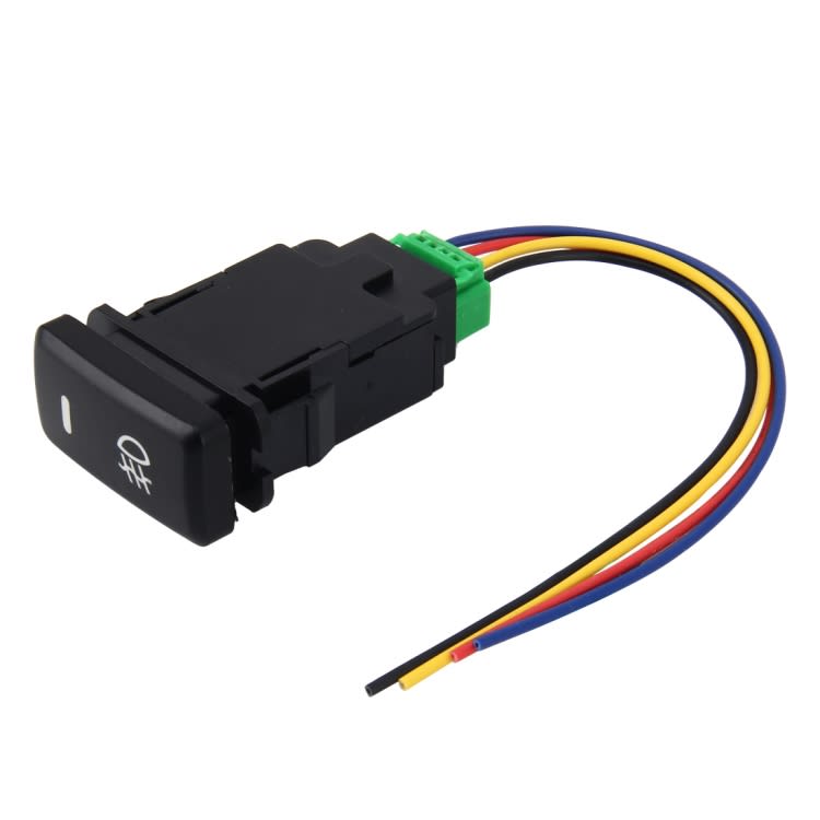 Car Fog Light Lamp Indicator 5 PIN On and Off Button Switch Control 4 Cable Auto Car Fog Light 5 Pi