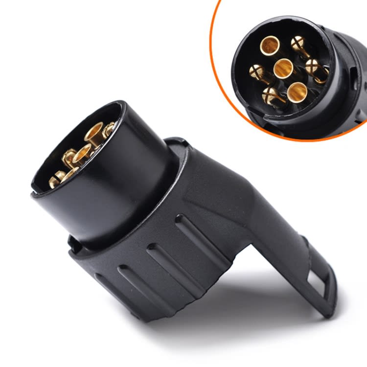 12V 7Pin to13Pin Car Plug Socket Wiring Connector Adapter Car Plug Socket for Trailer /  Truck / Bu