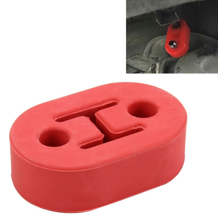 Universal Car Two Holes Adjustable Rubber Mounting Bracket Exhaust Tube Hanging Rubber Tube Car Exh