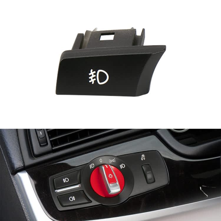 Car Front Fog Light Switch Button Knob for BMW 5 Series 2010-2017, Left Driving