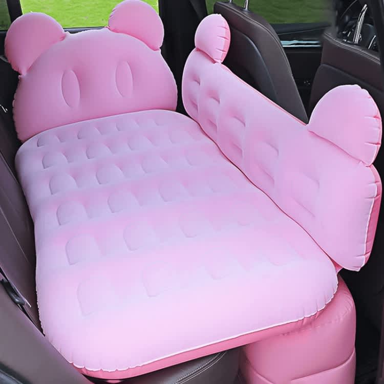 Universal Car Cartoon Travel Inflatable Mattress Air Bed Camping Back Seat Couch with Head Protecto