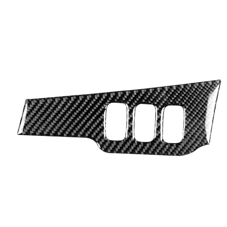Car Carbon Fiber Dimming Control Panel Decorative Sticker for Mitsubishi Lancer EVO 2008-2015, Righ