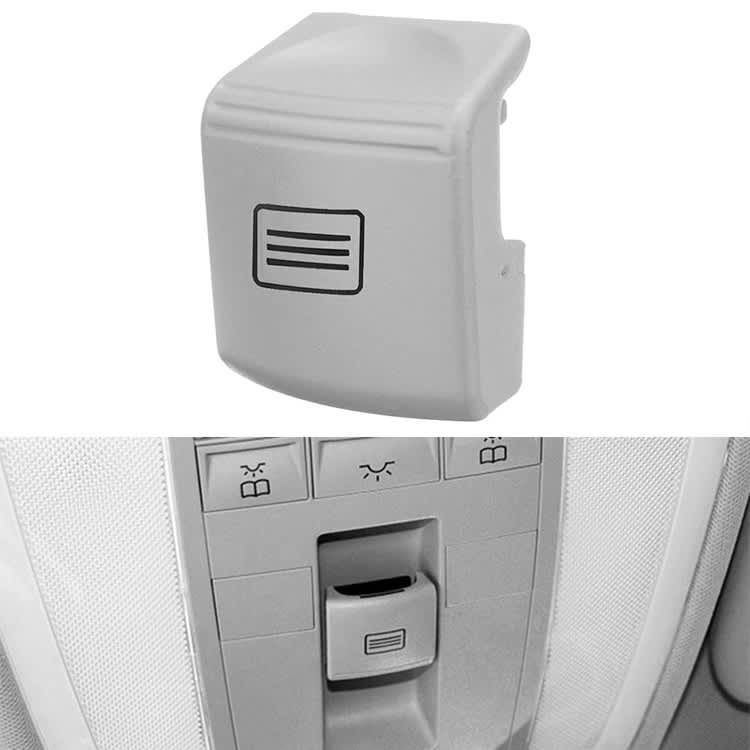 Car Sunroof Switch Button Dome Light Button for Mercedes-Benz W204 / X204 2008-2015(Grey White)